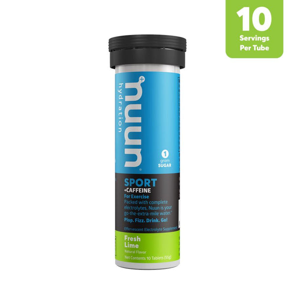 Nuun Sport Hydration HYDRATION & DRINKS Nuun Fresh Lime w/ Caffeine 70g