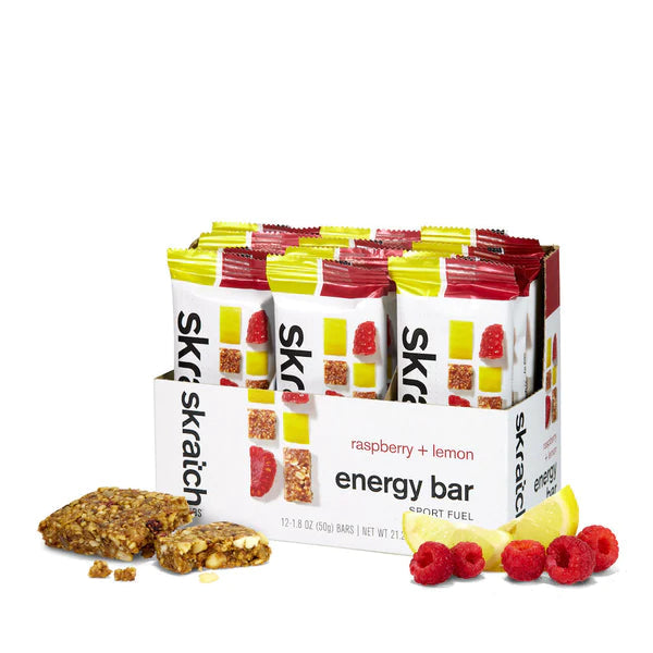 Skratch Labs - Anytime Energy Bars Snacks Skratch Labs Raspberries & Lemon 12 x 50g 