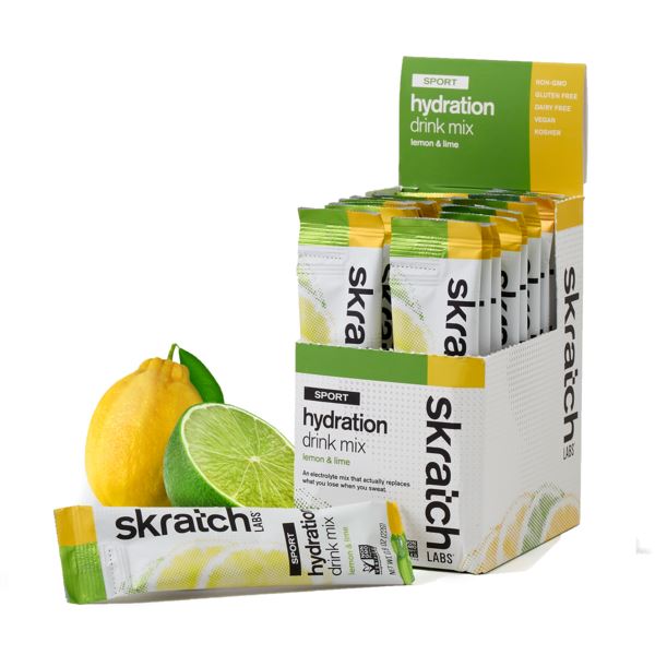 Skratch Labs - Sport Hydration Drink Mix HYDRATION & DRINKS Skratch Labs Lemon & Lime 20 x 22g 