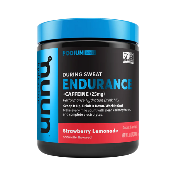 Nuun Endurance HYDRATION & DRINKS Nuun Strawberry Lemonade w/Caffeine 311g