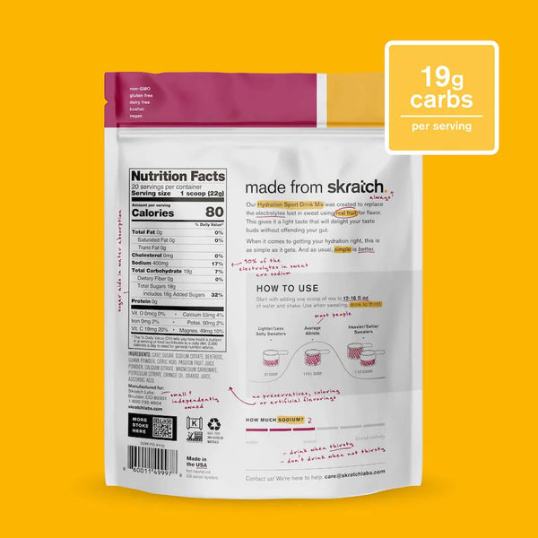 Skratch Labs - Sport Hydration Drink Mix