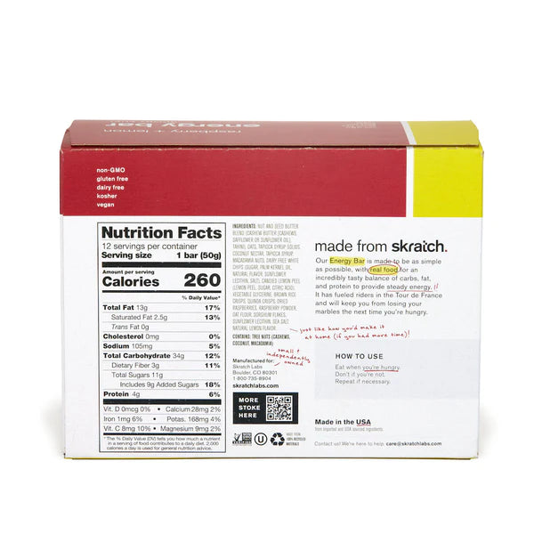 Skratch Labs - Anytime Energy Bars Snacks Skratch Labs 