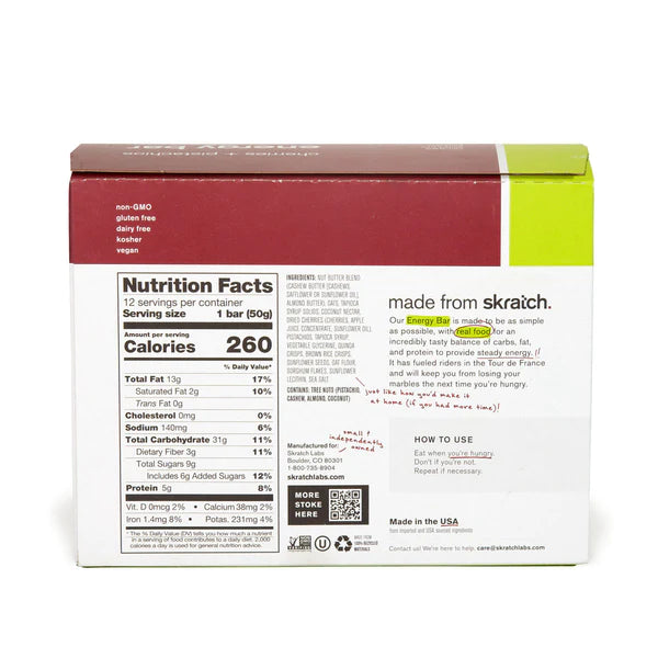 Skratch Labs - Anytime Energy Bars Snacks Skratch Labs 