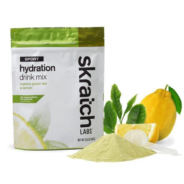 Skratch Labs - Sport Hydration Drink Mix HYDRATION & DRINKS Skratch Labs Matcha Green Tea & Lemon 440g 