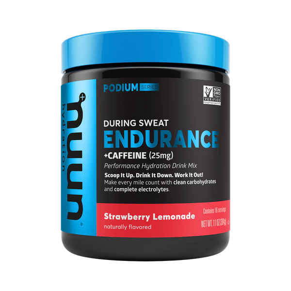 Nuun Endurance HYDRATION & DRINKS Nuun Strawberry Lemonade w/Caffeine 311g 