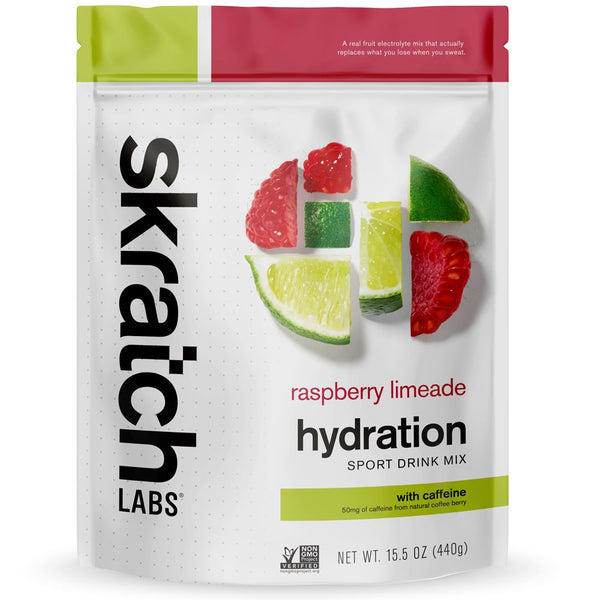 Skratch Labs - Sport Hydration Drink Mix HYDRATION & DRINKS Skratch Labs Raspberry Limeade (50mg Caffeine) 440g 