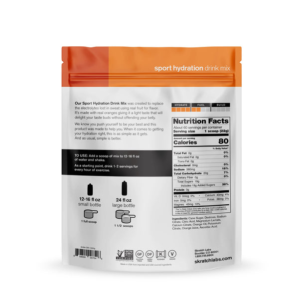 Skratch Labs - Sport Hydration Drink Mix HYDRATION & DRINKS Skratch Labs 