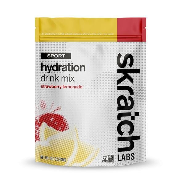 Skratch Labs - Sport Hydration Drink Mix HYDRATION & DRINKS Skratch Labs Strawberry Lemonade 440g 