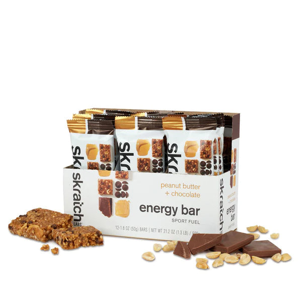 Skratch Labs - Anytime Energy Bars Snacks Skratch Labs Peanut Butter & Chocolate 12 x 50g 
